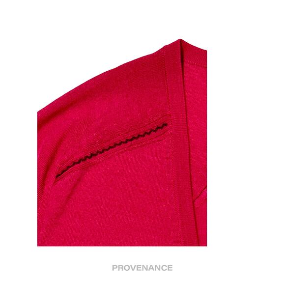 🔴 Balenciaga Knit Wool Cardigan - Magenta S - Picture 4 of 9